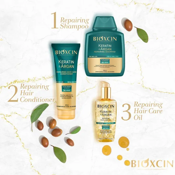 Bioxcin Keratin & Argan odżywka w sprayu 150 ml – bez spłukiwania